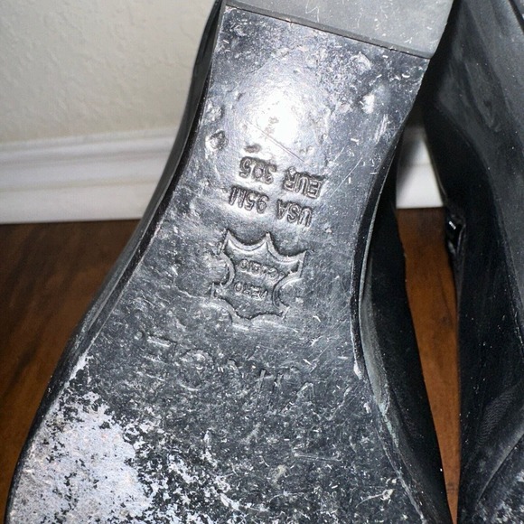 VINCE Garren Suede Leather Wedge Booties in Black - Picture 11 of 12